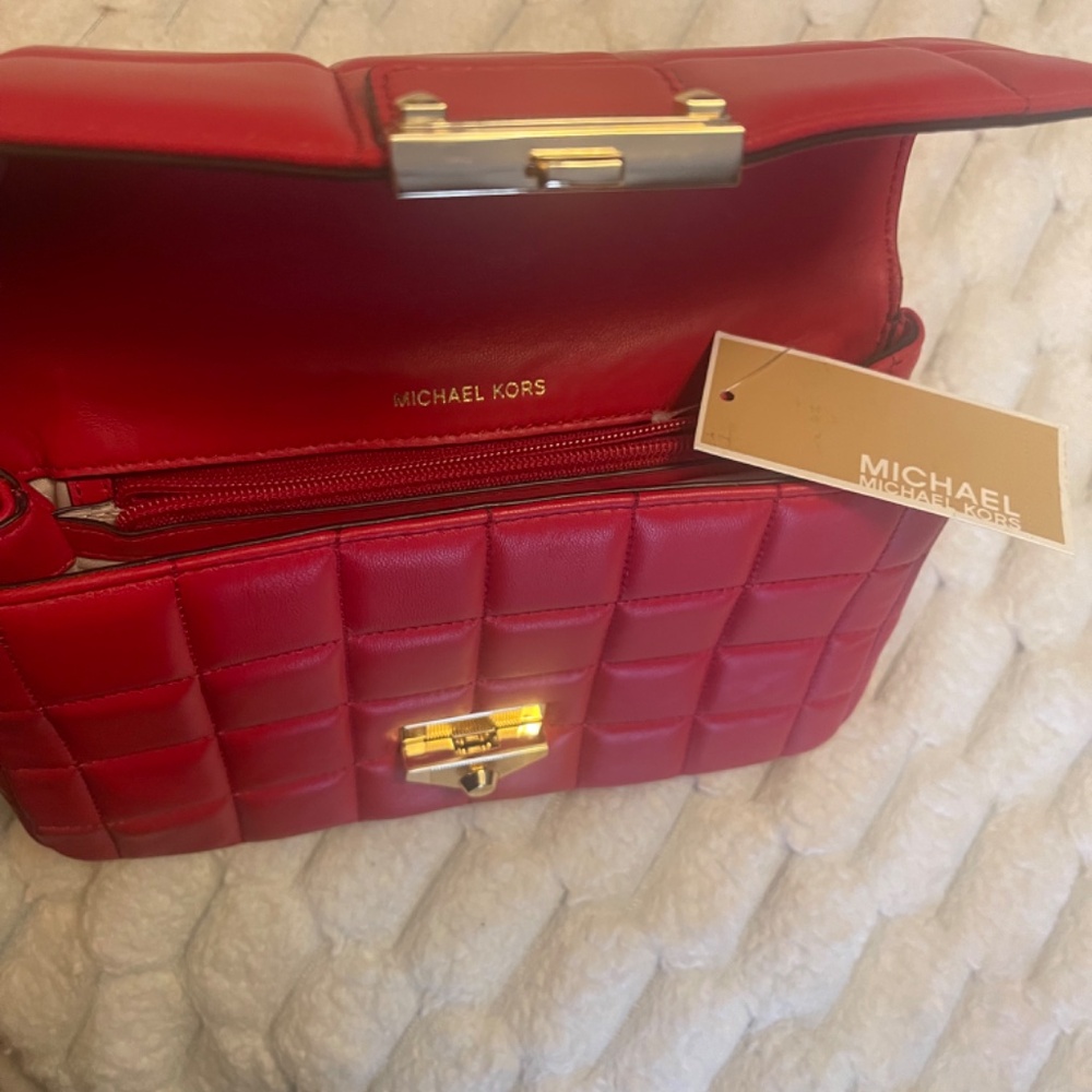 Michael Kors Crossbody Bag Convertible Shoulder Soho Bag with Dust Bag - Picture 8 of 16